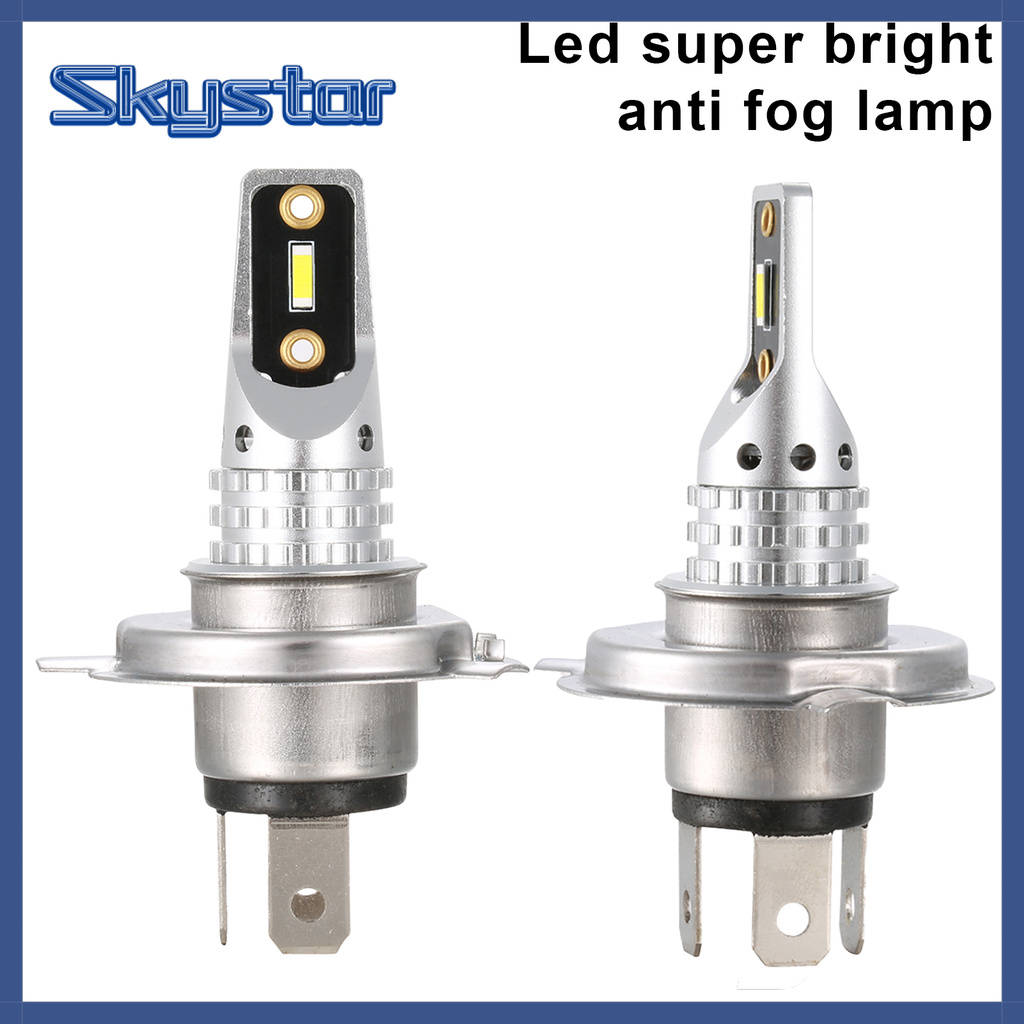 Set 2 Chip Đèn Led Siêu Sáng Dc 12-24v 6500k 50w V8-H4 / H7 / 1156 Siêu Sáng