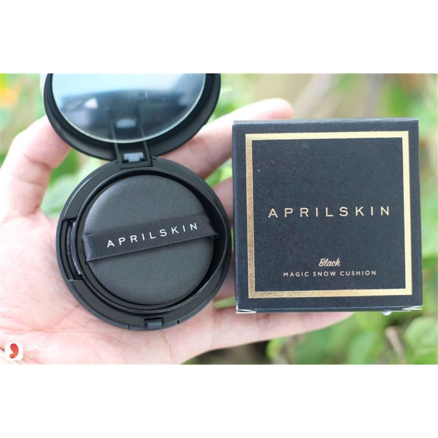 PHẤN NƯỚC APRIL SKIN BLACK MAGIC SNOW CUSHION