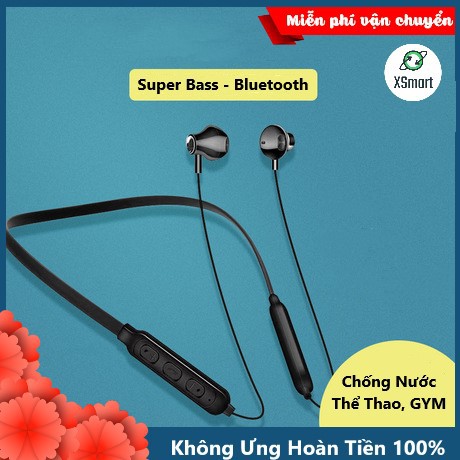 Tai Nghe Bluetooth Không Dây Kiểu Dáng Thể Thao BNY-3 Nghe Nhạc Tập Gym Cực Đã, Kiểu Dáng Đeo Cổ