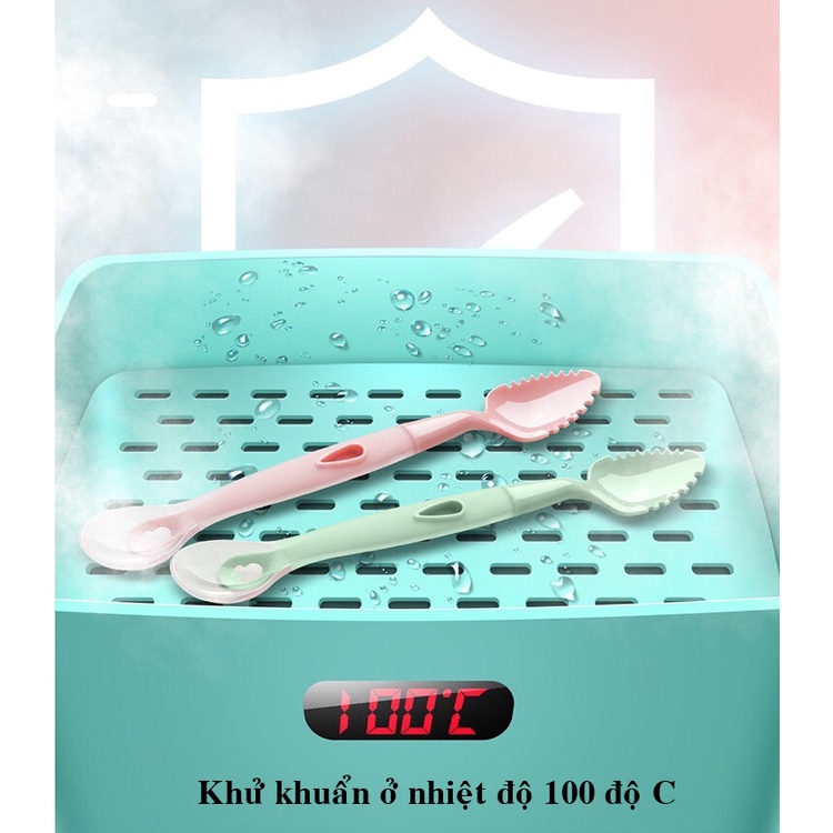 Thìa Ăn Dặm Nạo Trái Cây YAYA 2 Đầu Có Hộp Đựng Cho Bé DD206