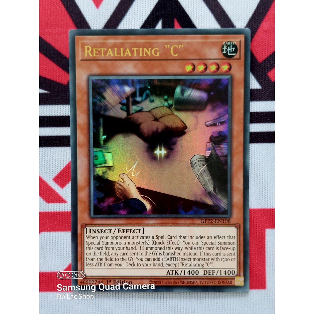Thẻ Bài Yugioh Monster Retaliating "C" - GFP2-EN108 - Ultra Rare