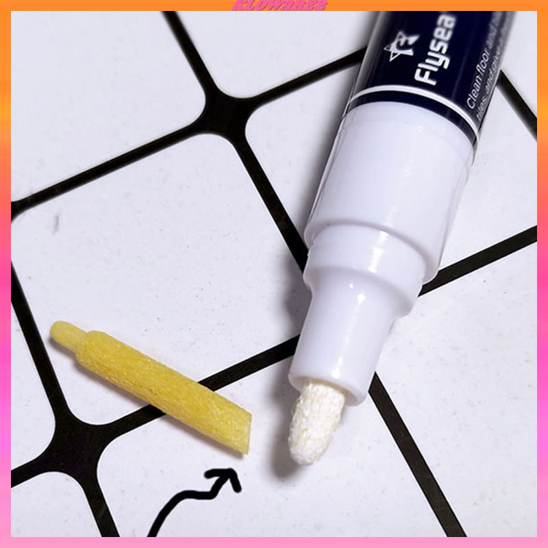 5x White Grout Pen Tile Marker Counter Shower Coating Tile Filling Glue