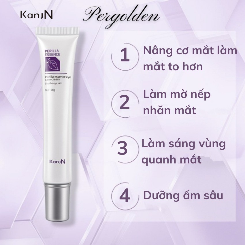 [Giảm Giá 3 Ngày] Kem Mắt Mờ Quầng Thâm KanJN 20g Xóa mờ nếp nhăn da Tan Bọng mắt Pergolden Ka031 | BigBuy360 - bigbuy360.vn