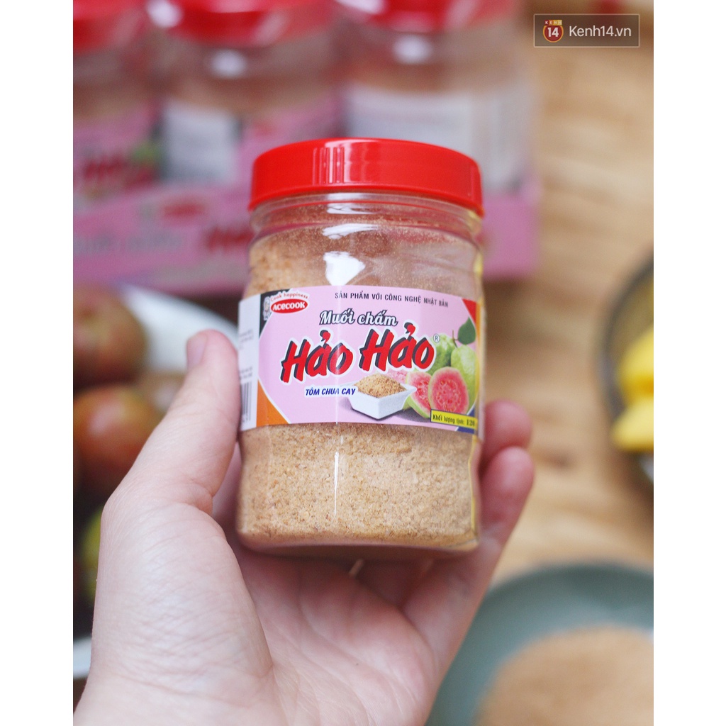 Muối chấm Hảo Hảo tôm chua cay (Acecook 120gr) dùng ăn trái cây, hải sản,..