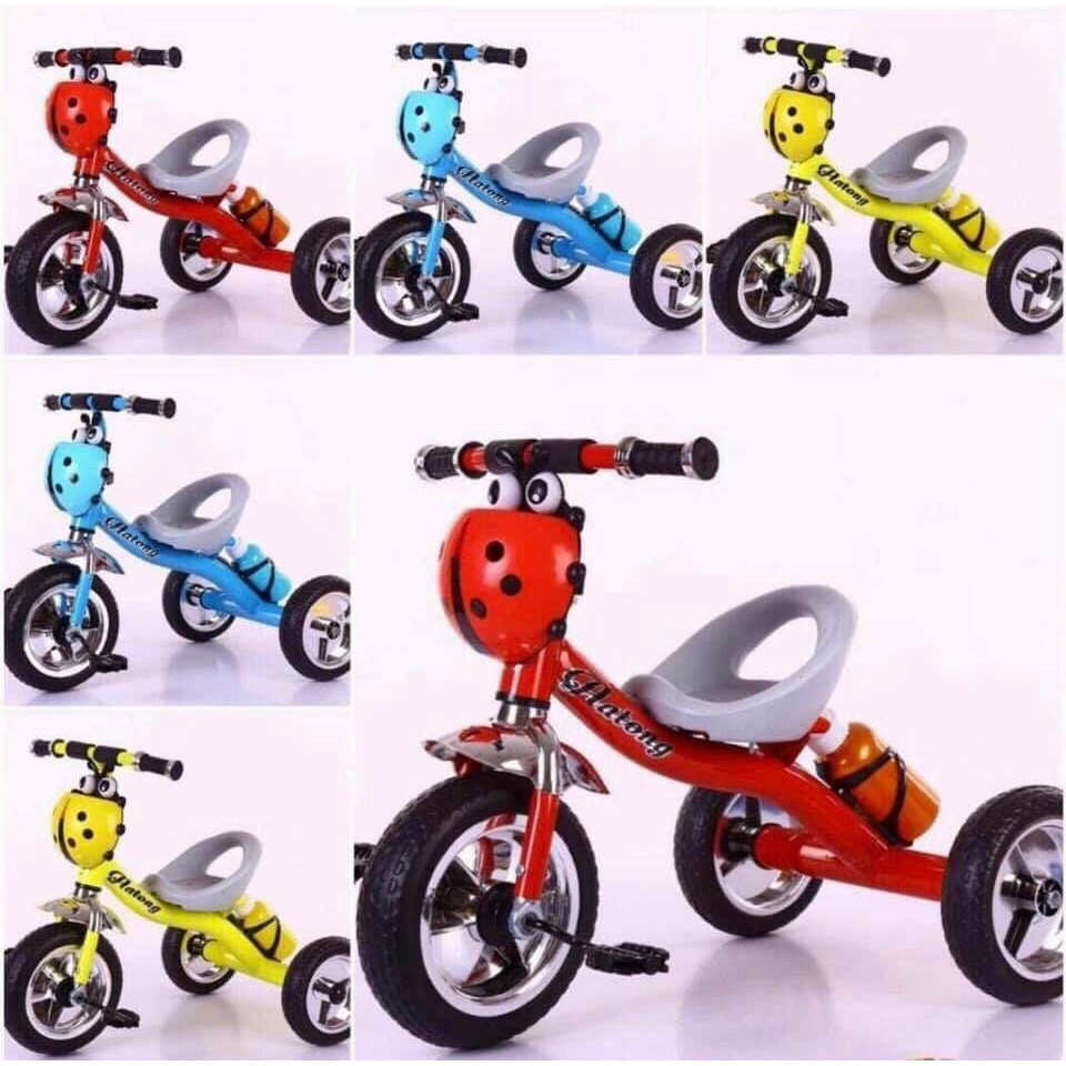 Xe đạp trẻ em 3 bánh con bọ - bình nước có nhạc đèn ST1999 (chỉ giao hỏa tốc TPHCM)