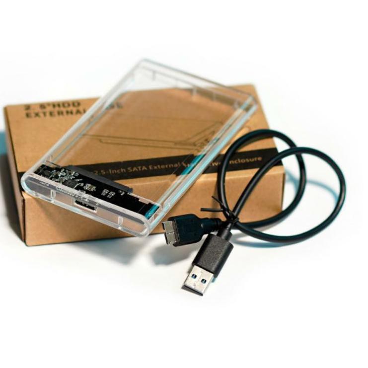 Hộp Đựng Ổ Cứng Ssd 2.5 Inch Usb 3.0 Sata Trong Suốt | BigBuy360 - bigbuy360.vn