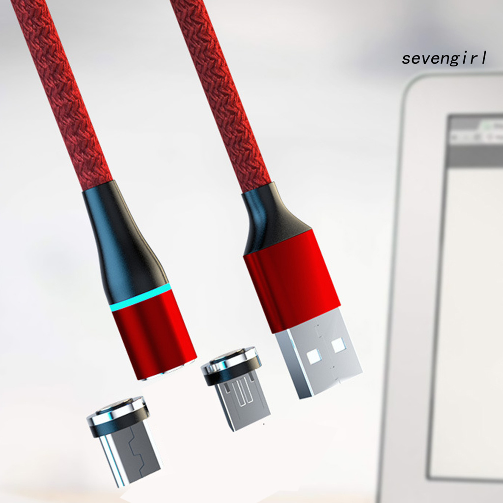 Cáp Sạc Nhanh Từ Tính Sev-1 / 2m Cổng Micro Usb Type-C Qc 3.0