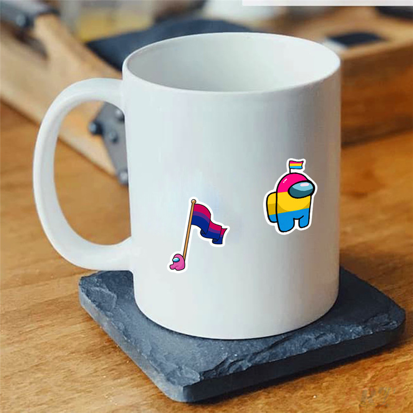 Bộ 100 miếng dán hình trò chơi Among US chống thấm nước trang trí đẹp DIY