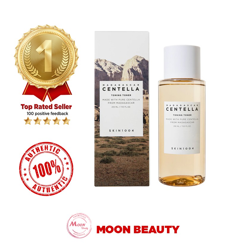 Nước hoa hồng rau má Madagascar Centella Asuatica Toning Toner Skin 1004