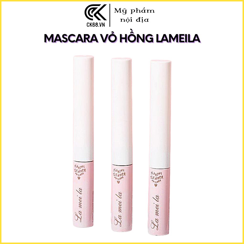 Mascara Siêu Mảnh Tơi Mi Lameila Skinny Microcara Vỏ Hồng