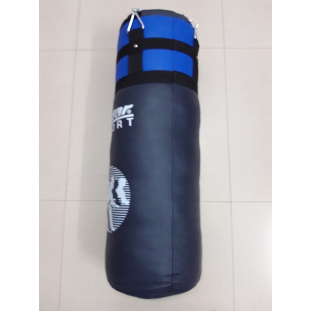 Vỏ bao cát đấm bốc Boxing 90cm có tặng kèm 2 dây xích treo loại tốt pu cao cấp