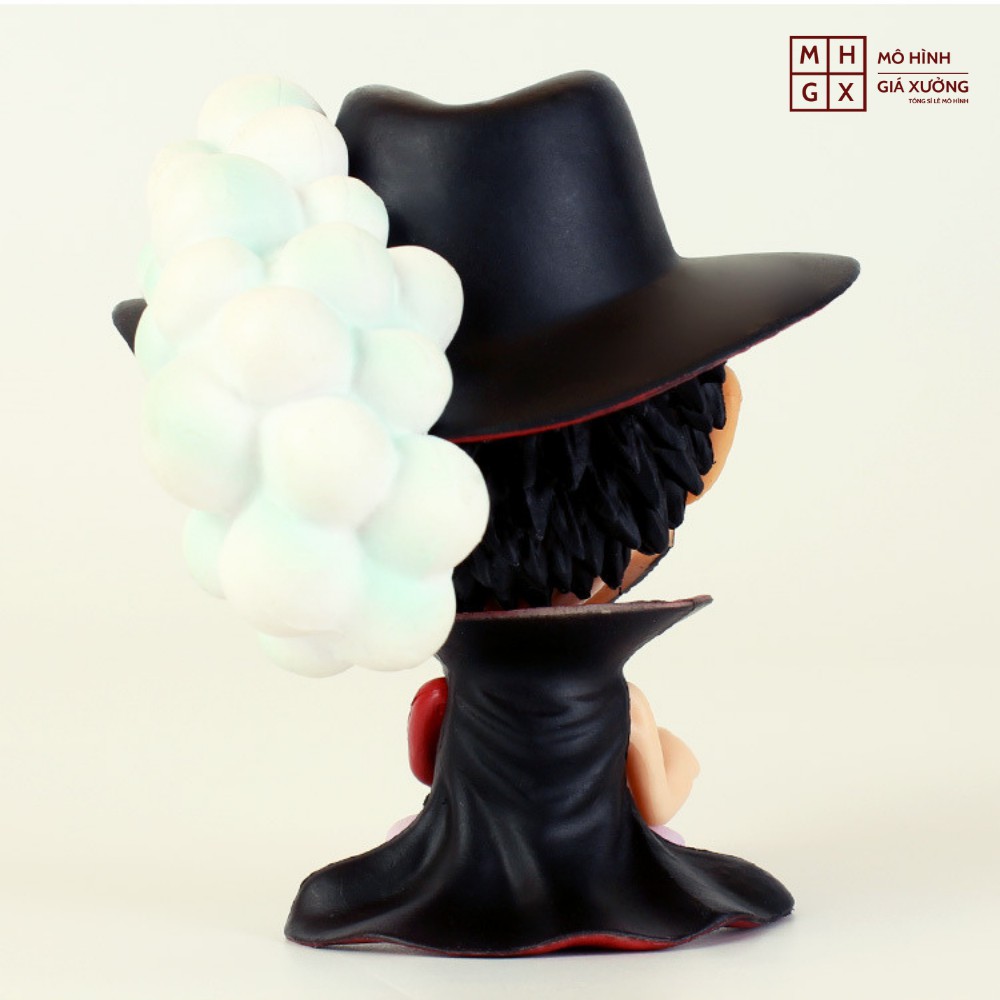 Mô hình One Piece chibi Mihawk Mắt Diều Hâu cực dễ thương cao 10 cm , figure one piece , mô hình giá xưởng