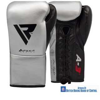 Găng tay boxing rdx boxing gloves leather pro fa3 silver size 10oz