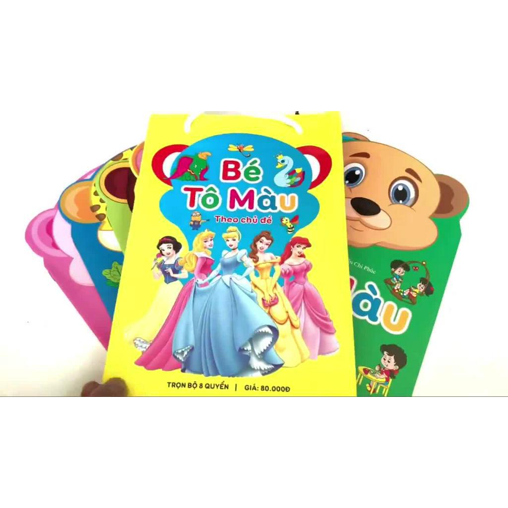 Sách Bé Tô Màu 8 Chủ Đề Bộ 8 Quyển Tô Màu Gấu | BigBuy360 - bigbuy360.vn