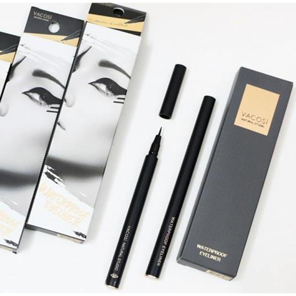 Kẻ mắt nước Vacosi Waterproof Eyeliner Pen 5ml