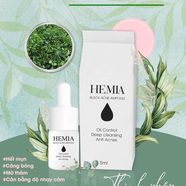 Detox mụn Hoa Sâm Hemia