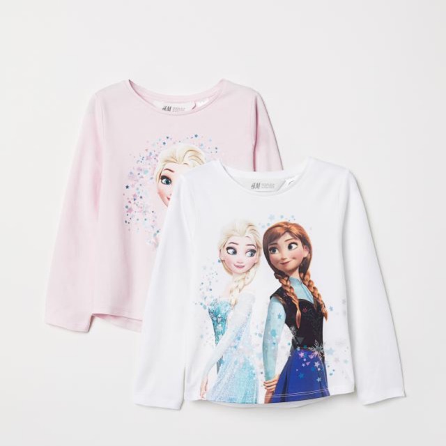 Cặp áo elsa bé gái HM