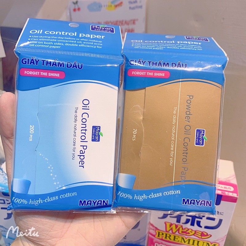 Giấy Thấm Dầu MAYAN Oil Control Paper