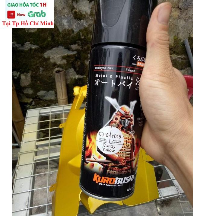 Sơn Xịt Samurai Màu Vàng Kẹo - Mã Y016