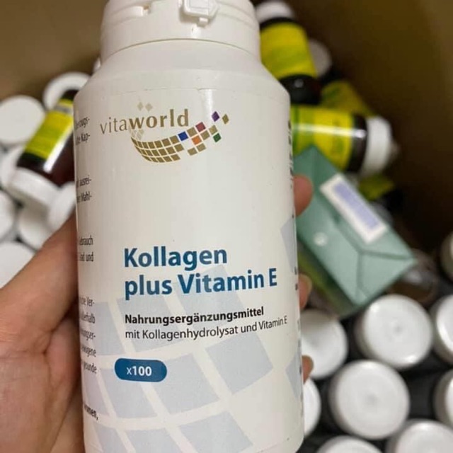 Hàng Đức đủ bill kollagen plus Vitamin E