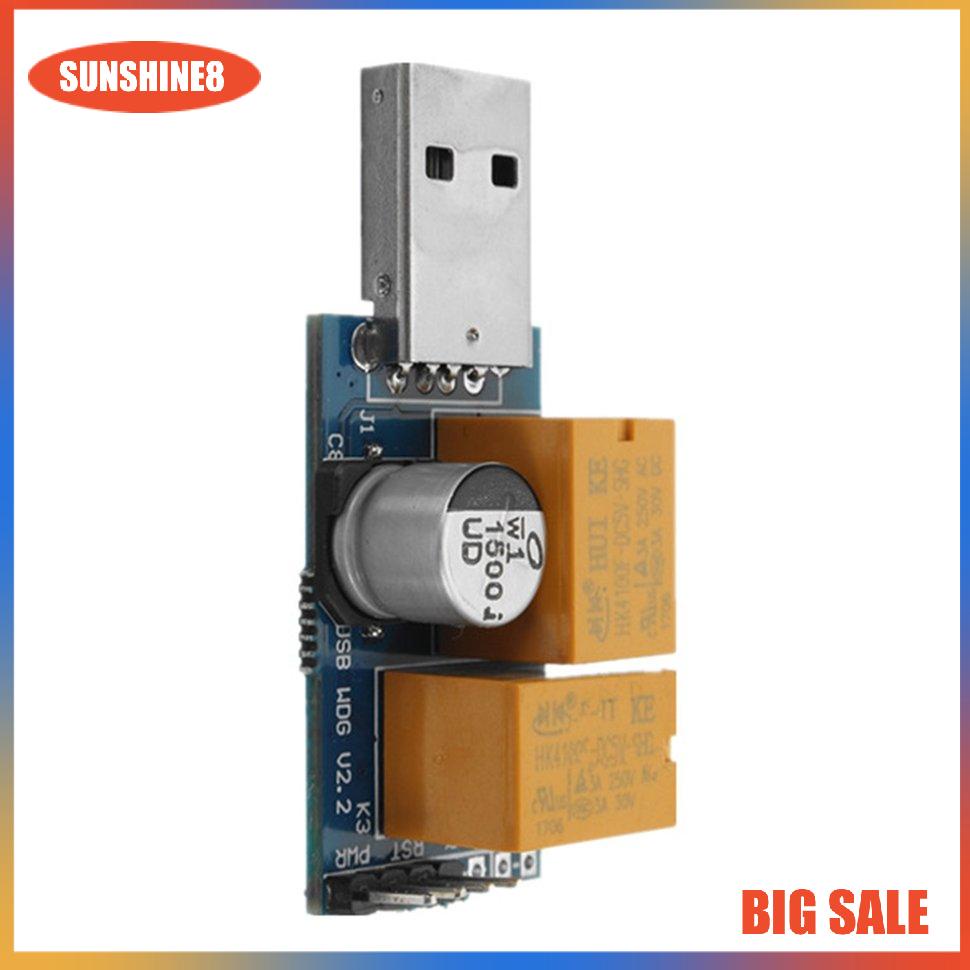 【SUN】Máy chủ Dual Relay USB Watchdog Computer Crash Blue Screen Khởi động lại Rơle kép