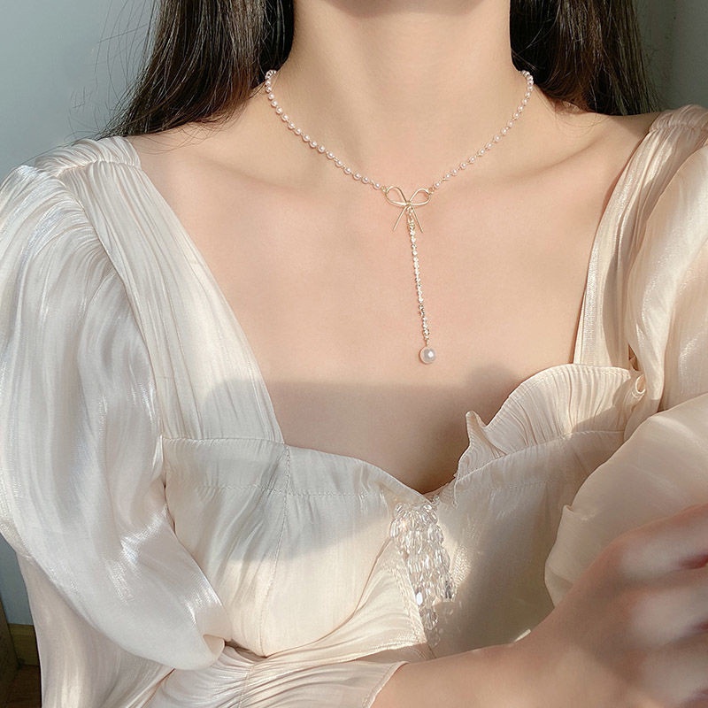 Vòng Cổ choker Ren Trắng Thời Trang Hàn Quốc