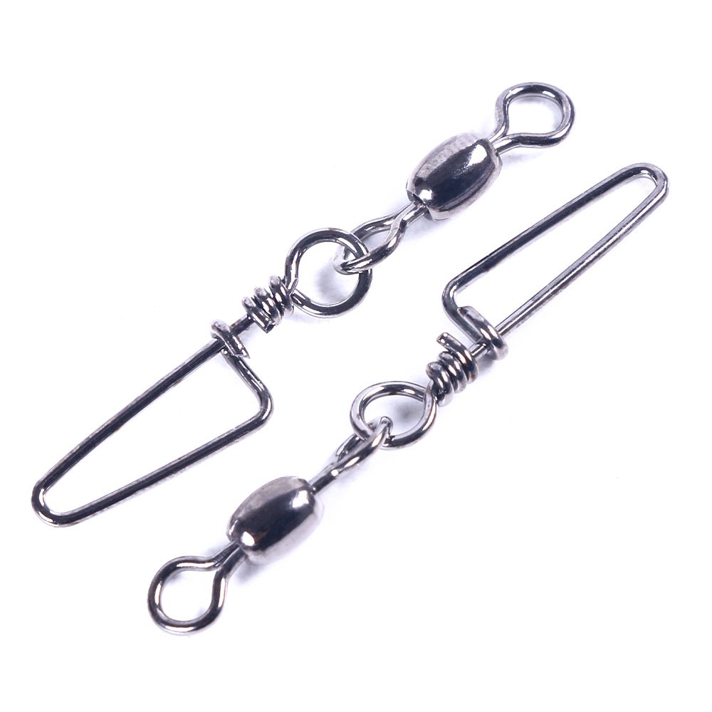 Set 50 khóa dây câu cá HENGJIA bằng thép không gỉ 1-10