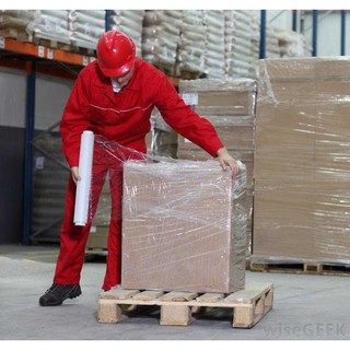 Màng chít, màng co PE quấn pallet hàng đẹp, dai