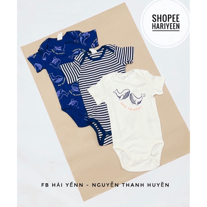 set 3 áo body hm