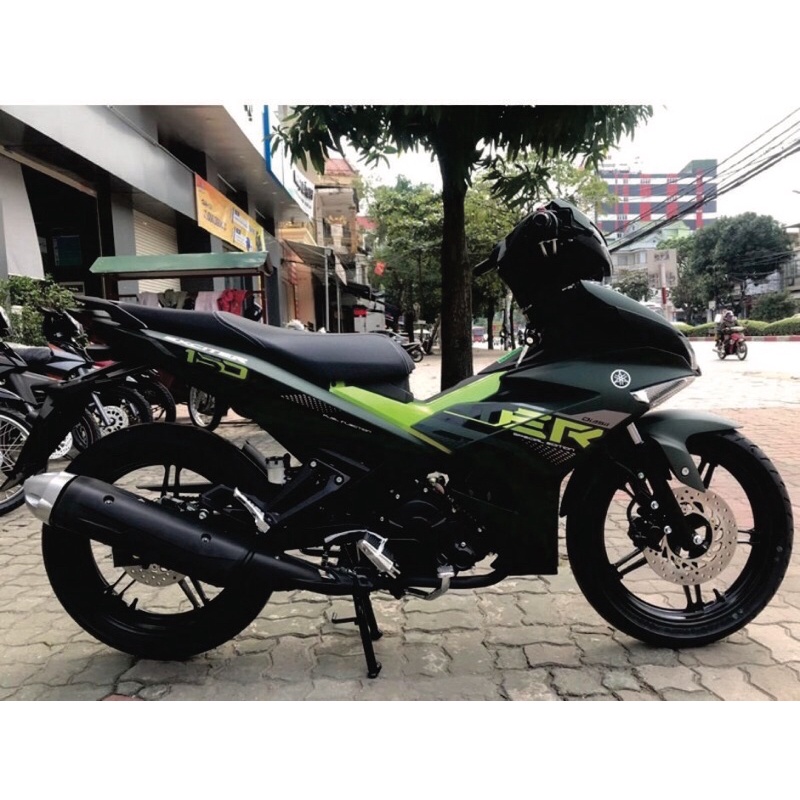 Tem Trùm Exciter 150 Đen Xanh Rêu,Team Decal Ex150