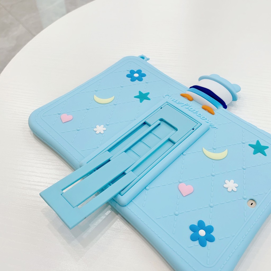 Kids Soft Handle Stand Case Cute Cartoon Shockproof Silicone Cover For Samsung Galaxy Tab A 8.0 2019 Sm-P200 P205 2019