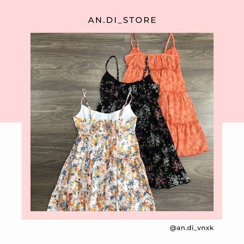 🔸Đầm hai dây Floral cami dress