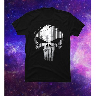 Áo thun Marvel Punisher Skull Art