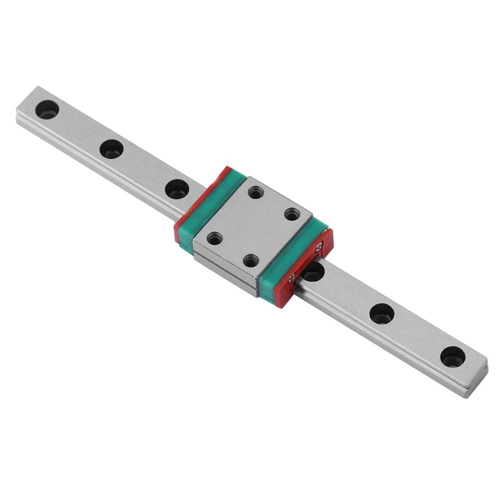 Thanh ray trượt vuông 100mm kèm con
