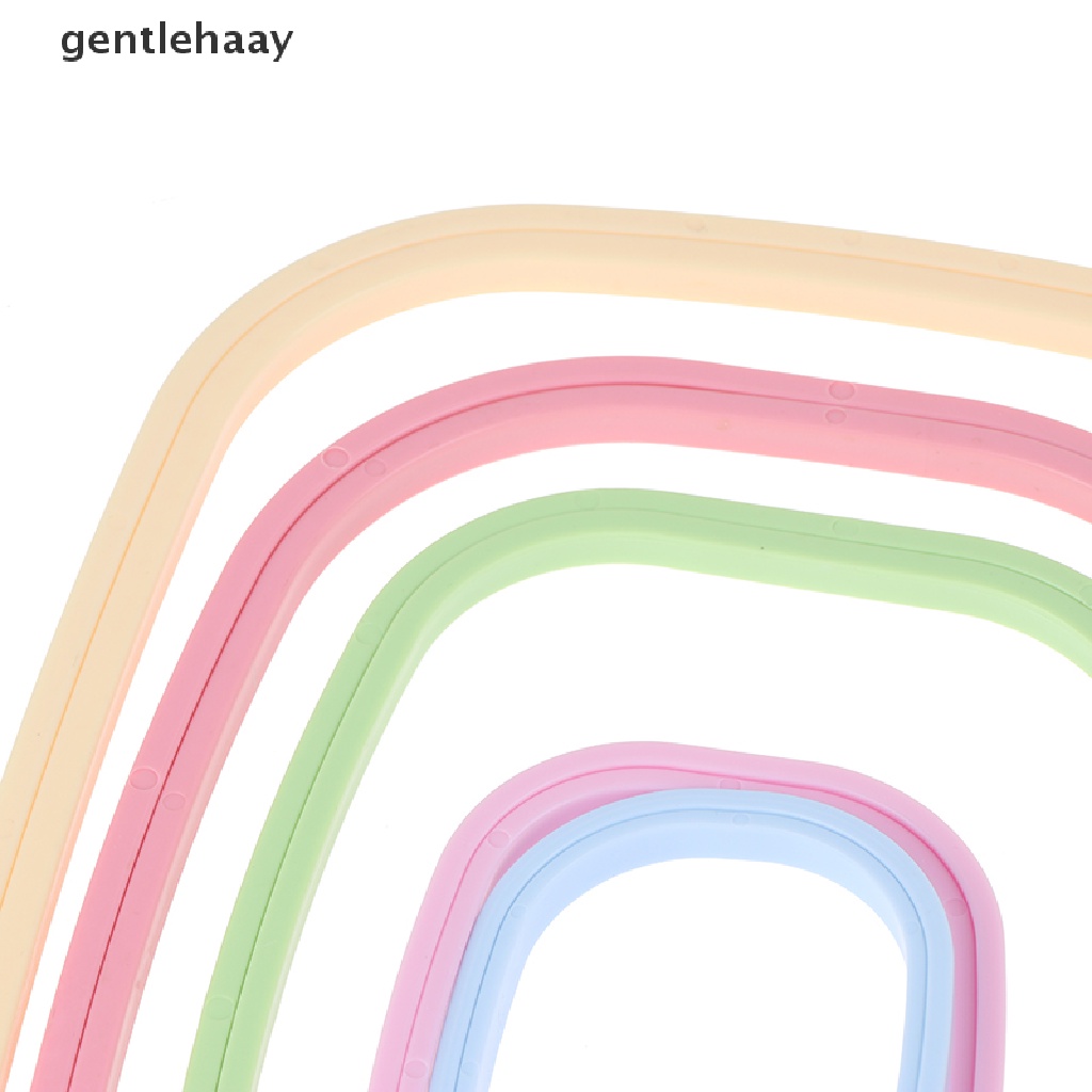 Khung thêu tranh chữ thập hình vuông bằng nhựa 5 kích thước DIY