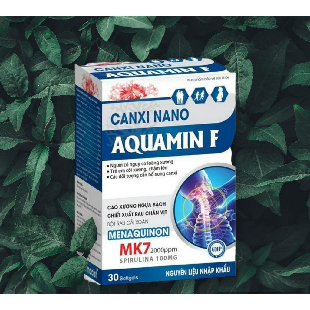 Viên uống canxi nano Aquamin F cho người loãng xương , trẻ em còi xương, chậm lớn , giúp bổ sung canxi