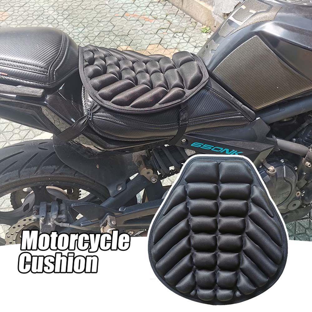 Vỏ Bọc Đệm Đệm Gối Đệm Khí Nén Đàn Hồi Cao 3D Không Có Túi Khí Thông Dụng Cho Xe Máy