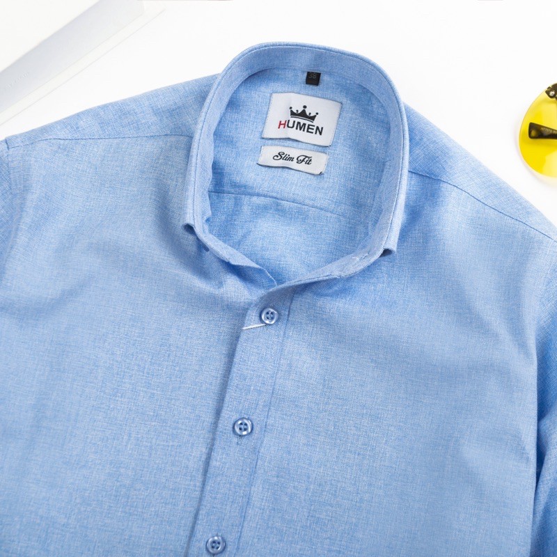 Sơ Mi Nam Công Sở Thiết Kế Cao Cấp-Chất Đũi Chống Nhăn-Mềm Mát,Form Slimfit-100% Ảnh Shop Chụp | BigBuy360 - bigbuy360.vn