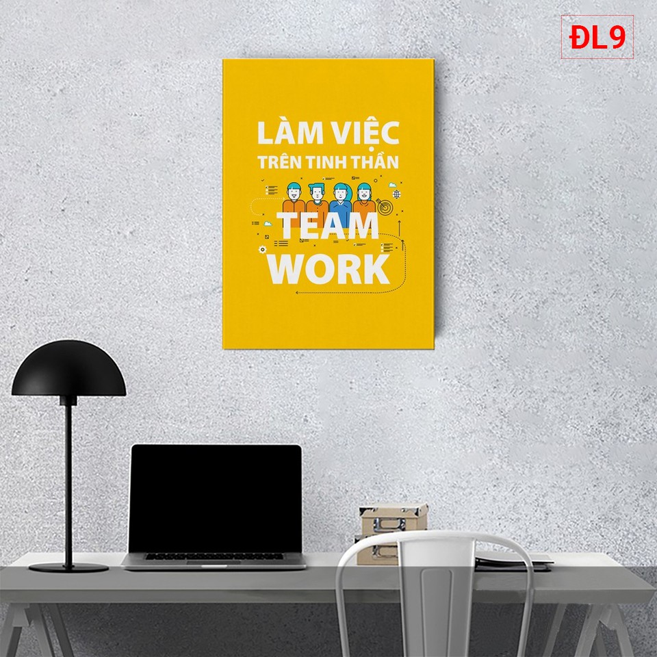 Tranh Canvas slogan treo tường trang trí văn phòng tạo động lực hot nhất khung gỗ | BigBuy360 - bigbuy360.vn