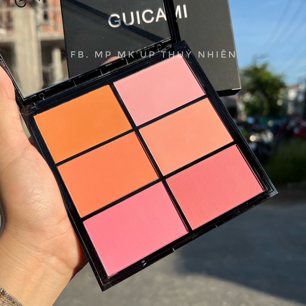Bảng má hồng Guicami 6 ô