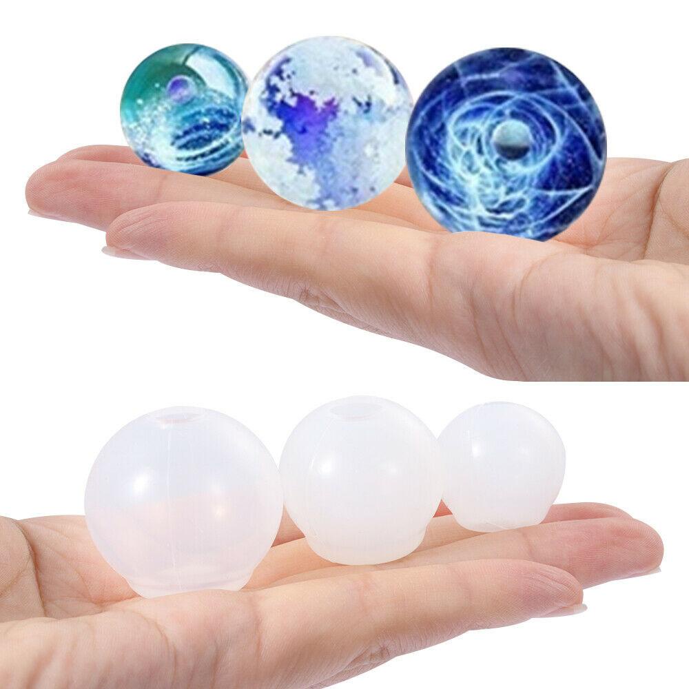 Khuôn Silicone Làm Trang Sức Thủ Công Hình Quả Bóng Vũ Trụ DIY