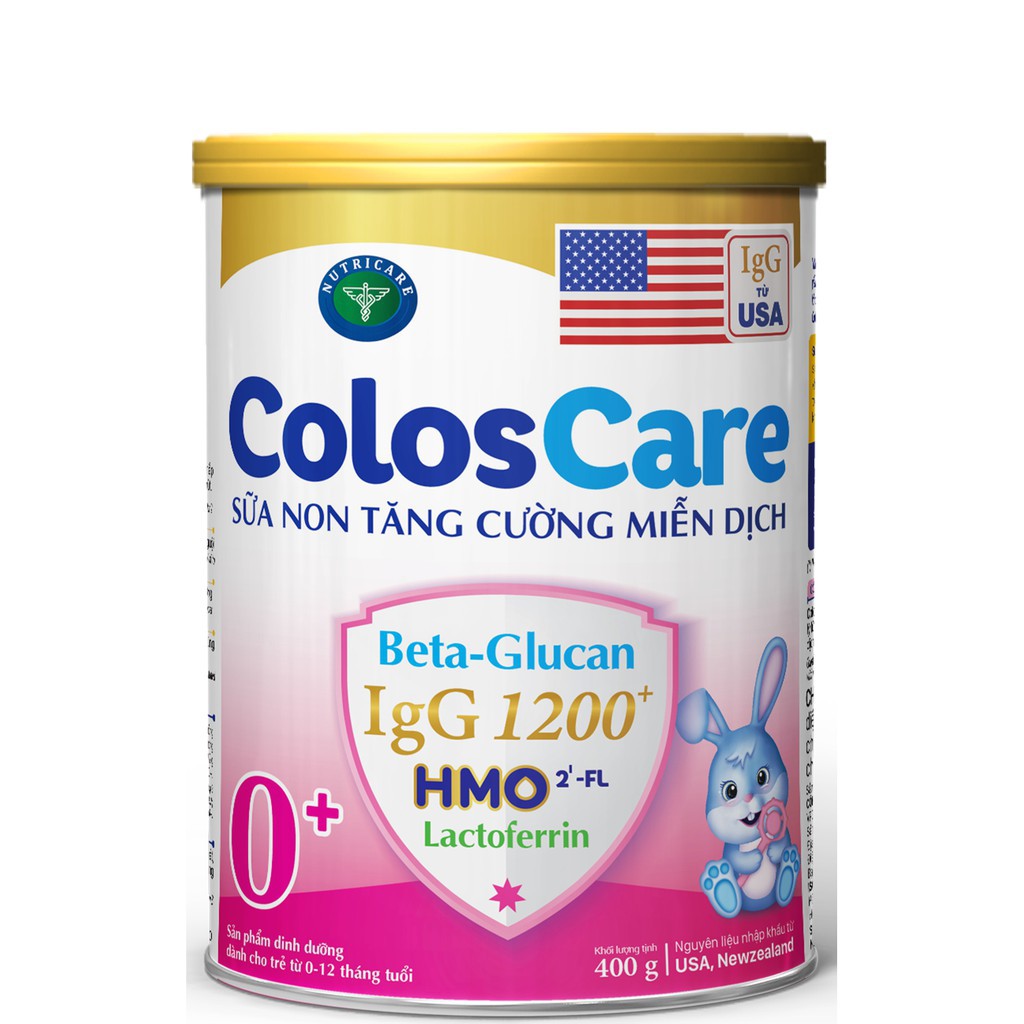 Sữa bột Nutricare ColosCare 0+ 400g