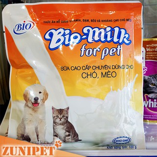 Sữa bột BIO-MILK cho chó mèo (Mọi lứa tuổi) - 100g