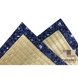 GIẢM GIÁ KỊCH SÀN Chiếu cói Tatami cho trẻ em 60x90 - Xanh lam + tặng kèm quà tặng cho bé