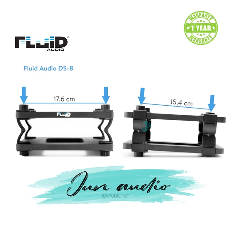 Chân đế loa kiểm âm để bàn (6-8inches) FLUID AUDIO DS8 DESKTOP MONITOR STANDS (studio monitor speake