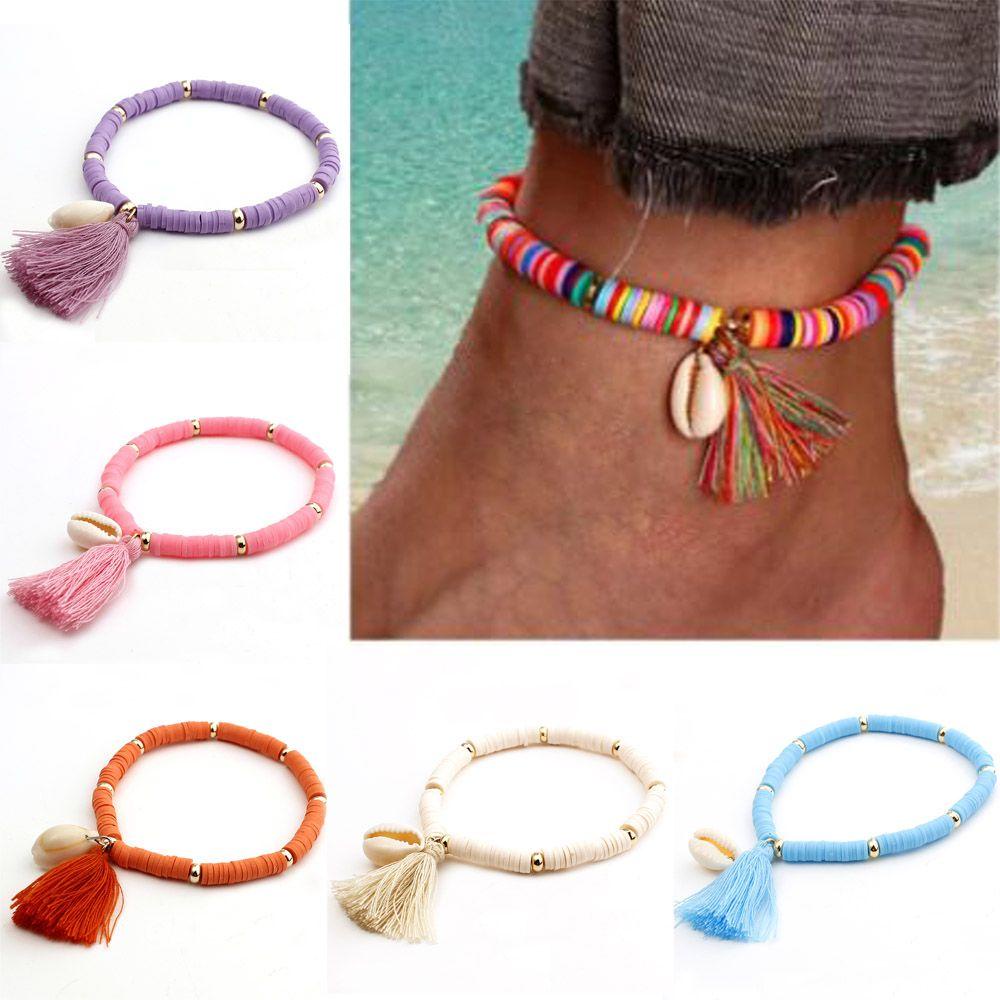 WATTLE Vòng Tay Vỏ Sò Handmade Có Thể Điều Chỉnh Kích Thước