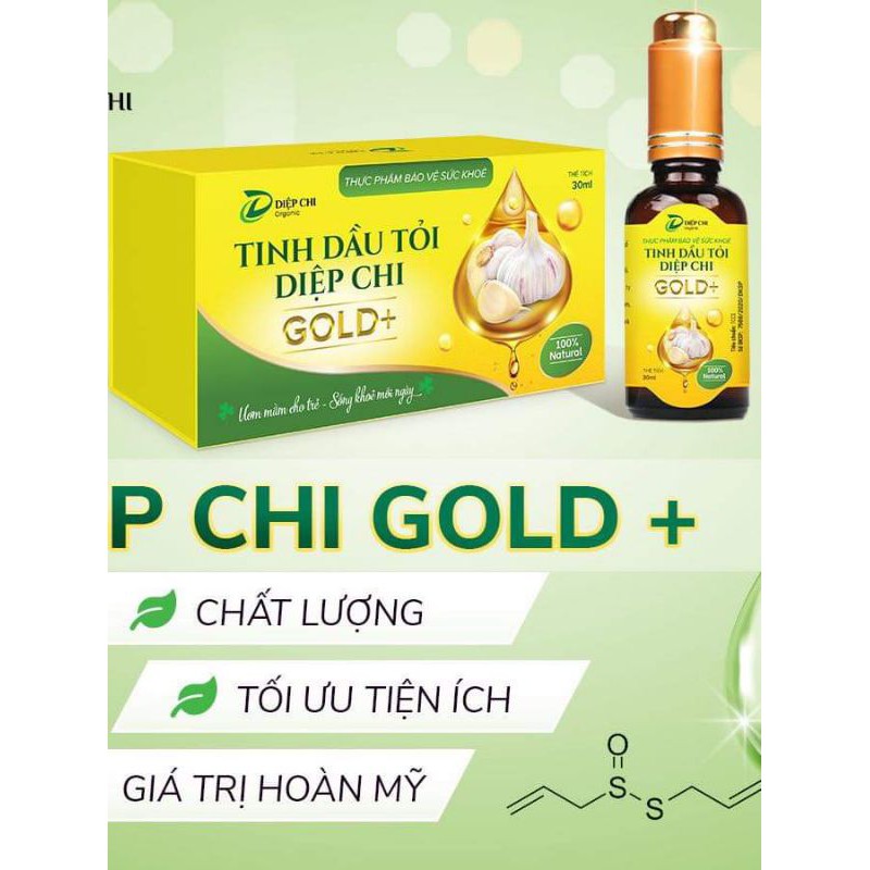 [QUÀ TẶNG] TINH DẦU TỎI DIỆP CHI GOLD+