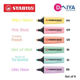 [Bán lẻ] Bút đánh dấu highlight Stabilo Boss Original pastel (made in Germany)