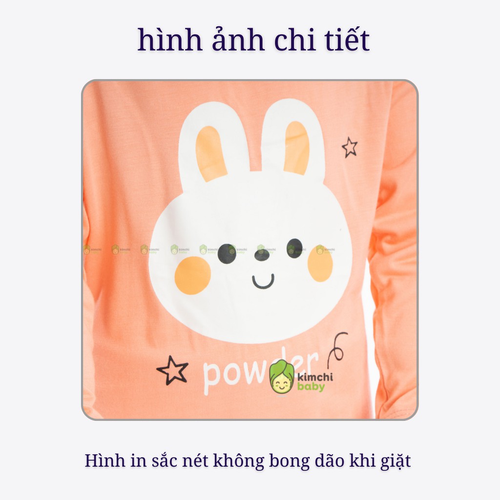 Bộ Dài Tay Cho Bé Gái, Bé Trai Minky Mom Vải Thun Lạnh 7 Màu Hoạt Hình Mickey, Bộ Quần Áo Trẻ Em Thu Đông MKMTD2147