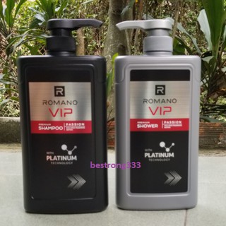 [MẪU MỚI] Combo Romano Vip Passion: Dầu gội 650g và Sữa Tắm 650g